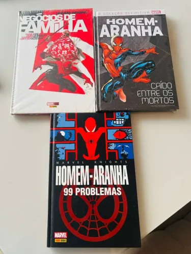 3 livros SPIDER MAN (COLEÇÃO)