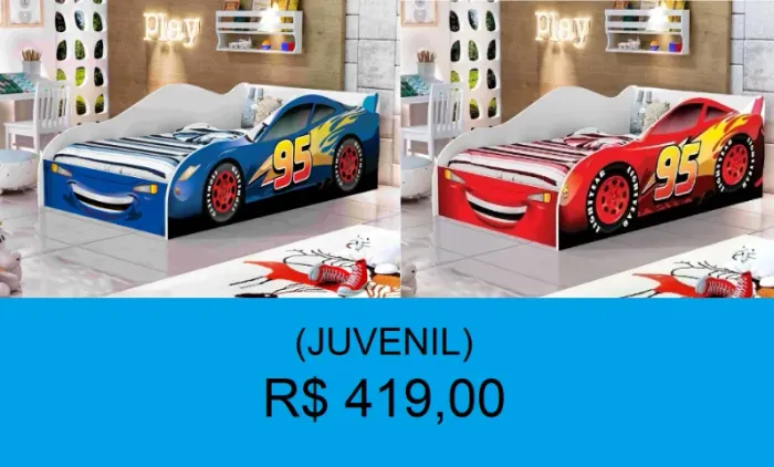 cama adesivada juvenil - entrega gratuita!