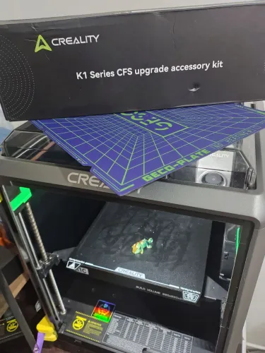 Creality K1C + Mesa Fria + Kit CFS ? R$2.500 | Semi-nova, poucas horas | Pronta pra usar!