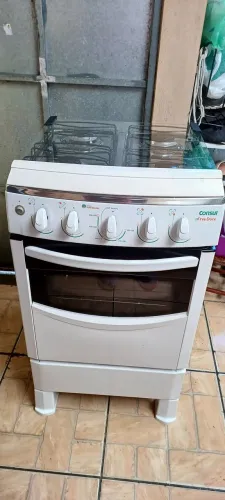 Fogão Consul Erva Doce 4 Bocas com Forno Embutido