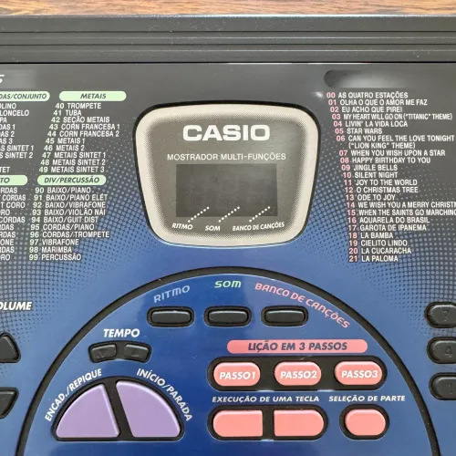 Teclado Musical Casio LK-33 Sandy & Junior - Não Liga - Para Reparo