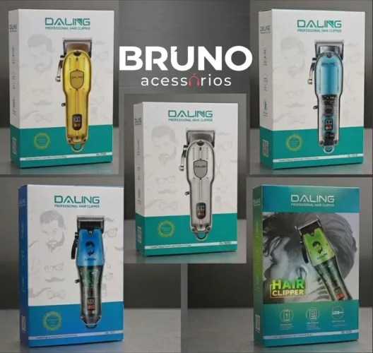 Máquina de cortar cabelo profissional Daling - modelos a partir de 50 reais