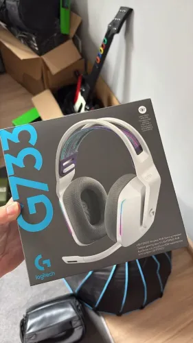 Headset Gamer Logitech G733 Lightspeed - Branco