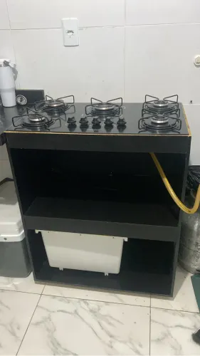 Cooktop 5 bocas + balcão