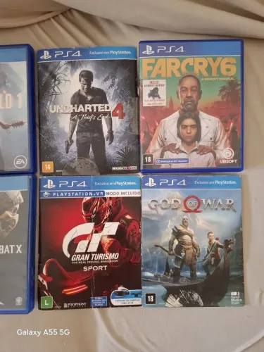 Mídias físicas de ps4 em excelente estado de conservação, preço a combinar 