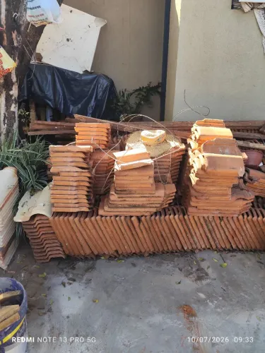 Telhas romanas usadas