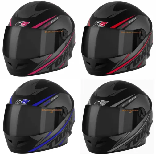 VENDE SE CAPACETE PRO TORK R-8, DIVERSAS CORES e TAMANHO; 56/58