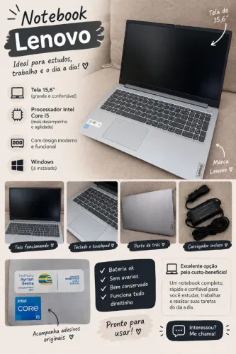 Notebook Lenovo Intel core i5