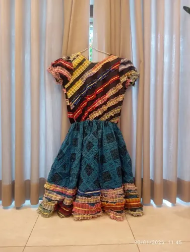 VESTIDO QUADRILHA 
