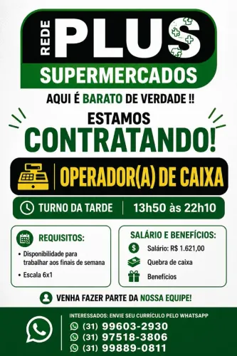 Operadora de caixa