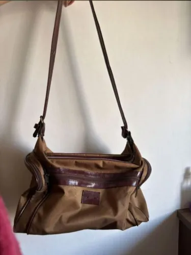 Bolsa Mala de viagem de mão com alça tiracolo vintage