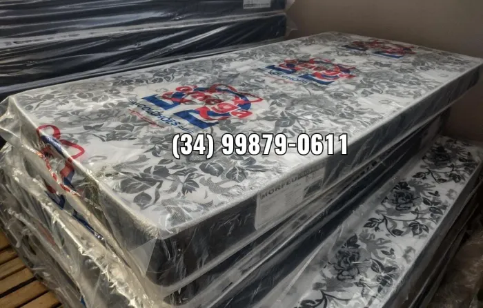 Colchão D33 Solteiro Novo com Entrega Grátis