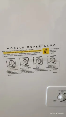 Freezer com 1 mês de uso!