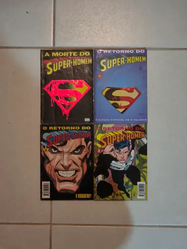 [SÓ VENDA] Gibis A Morte do Super-Homem + O Retorno do Super-Homem