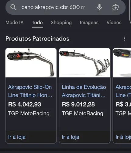 Cano akrapovic cbr 600 rr 2007 /14
