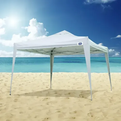 Tenda Mor Flex Gazebo 3x3 Aluminio Barraca Praia Articulada com Bolsa Cor Branco