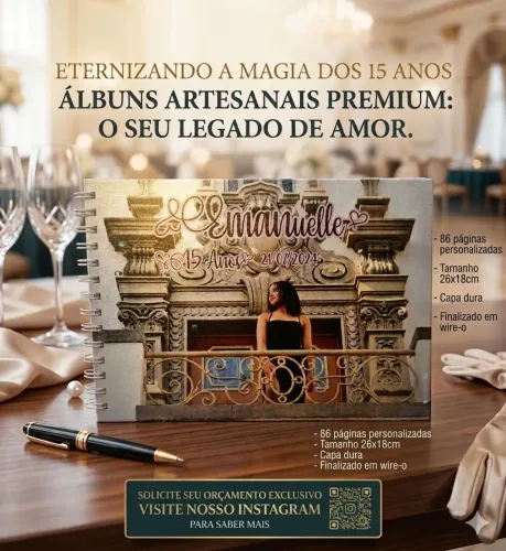 Caderno para debutante 