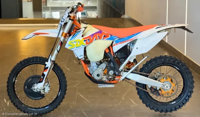  KTM SIX DAYS 125 horas ,