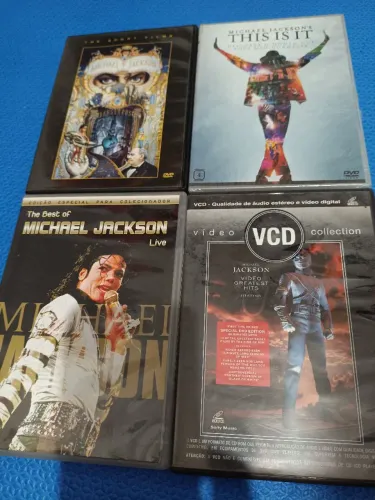 DVD Michael Jackson 4 DVD original