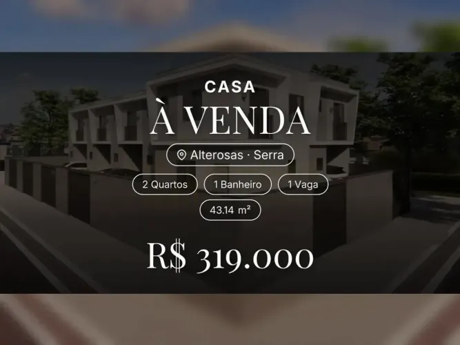 Seu novo lar no Alterosas - Casa nova pronta para morar!