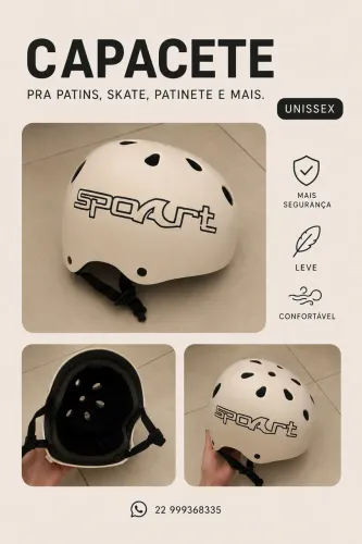 Capacete SpoArt branco