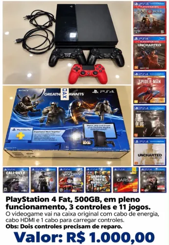 PlayStation4 Fat, 500GB
