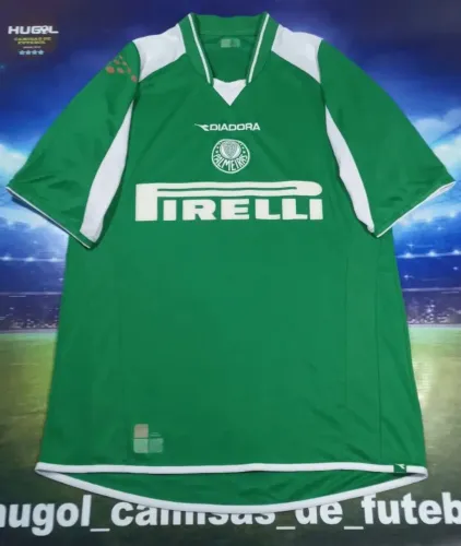 Camisa do Palmeiras 2003 Diadora #18 de jogo Tamanho GG