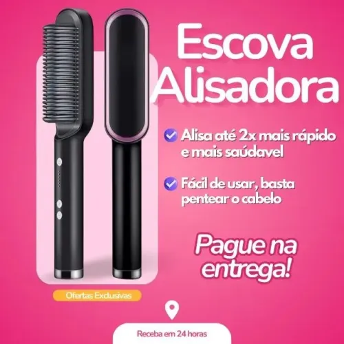 ESCOVA ALISADORA 3 EM 1