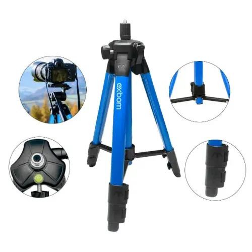 Tripé Telescópico para Nível a Laser Exbom