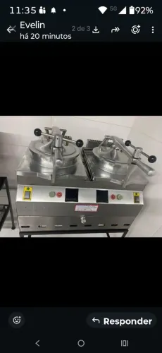 Vendo fritadeira Industrial de pressão dupla Nova Ind. Modelo BCK 12l/2 - 220v