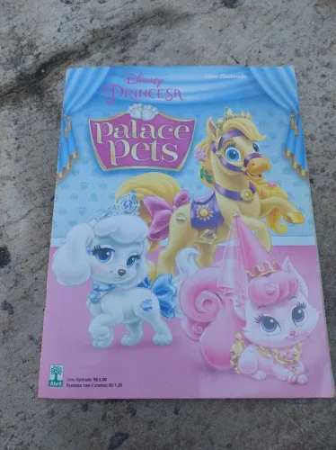 Álbum de figurinhas princesa palece pets
