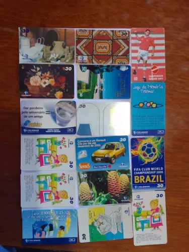 Cartoes telefonicos de orelhão 