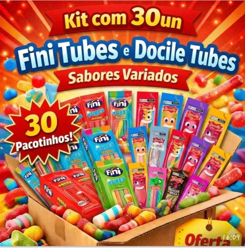 Kit de bala fini e docile com 30 unidades 
