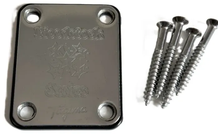 Placa de pescoço Tagima Woodstock Stratocaster Telecaster 4 parafusos