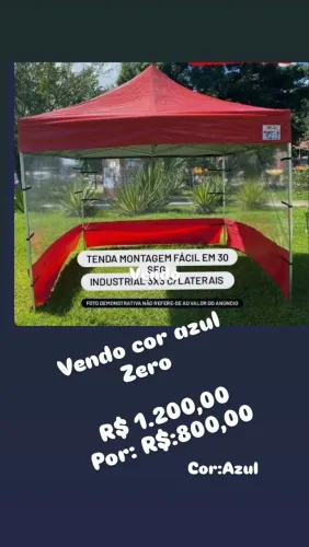 TENDA 3X3 AZUL (Zero)