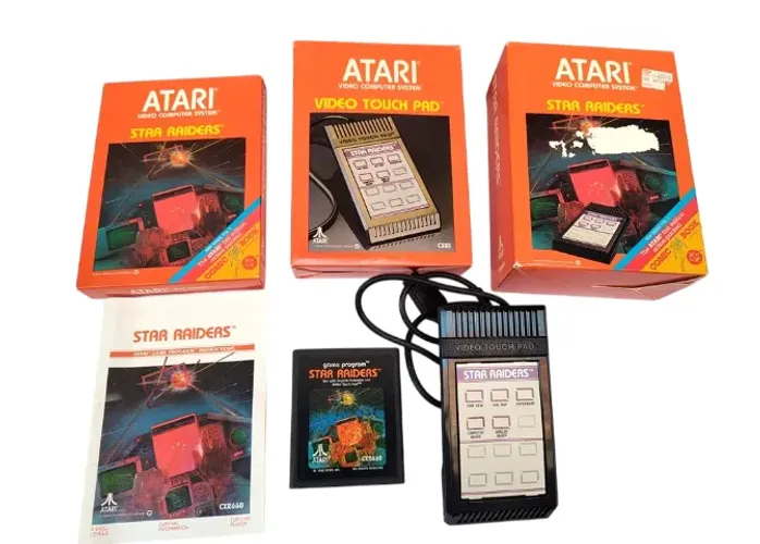 Conjunto Star Raiders - Cartucho + Teclado - Atari 2600