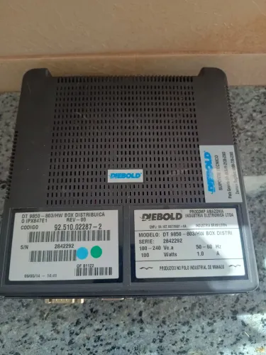 Vendo mini Computador Diebold Verus BOX DT9850-803D/HW Celeron 847 1,1 GHz, está sem fonte