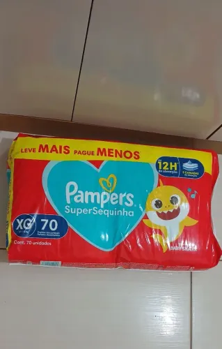 Fralda Pampers XG 70 unidades 