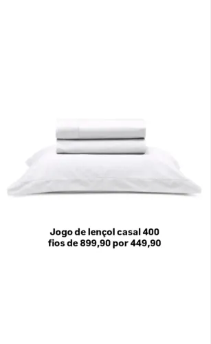 Jogo lençol Artex 400 fios