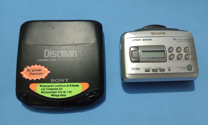 Lote Eletrônicos antigos Diskman e Walkman