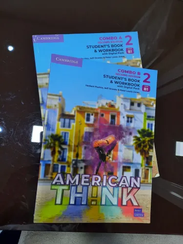 Livros American Think Level 2 - Combo A e B Students Book & Workbook