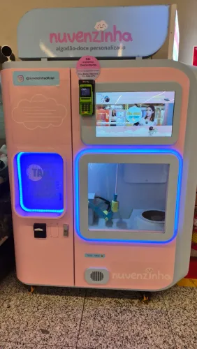 Máquina Automática de Algodão Doce personalizado 