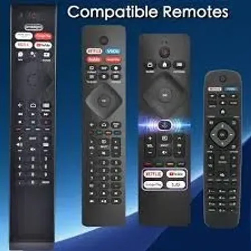 Controle remoto de substituição por voz para Smart TV Philips: Controle universal para Sma