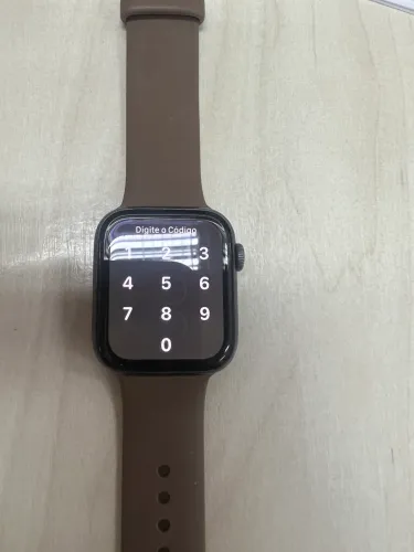 Apple Watch série 4, 44 mm, 16 GB, alumínio.
