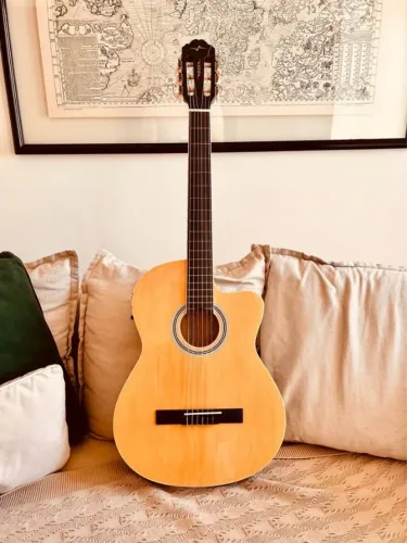Violão Vogga VCE 310 NT Folk - Som Encorpado e Ótima Tocabilidade