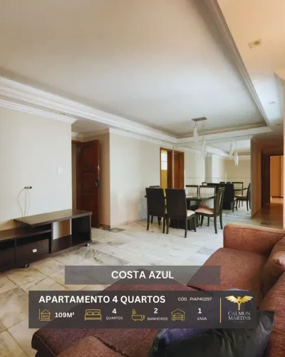 Imóvel para venda APARTAMENTO 4 QUARTOS No Costa Azul