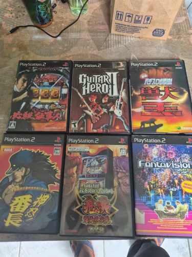 Lote de jogos de ps2 originais japonês