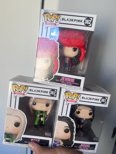 Lote funko pop do blackpink 