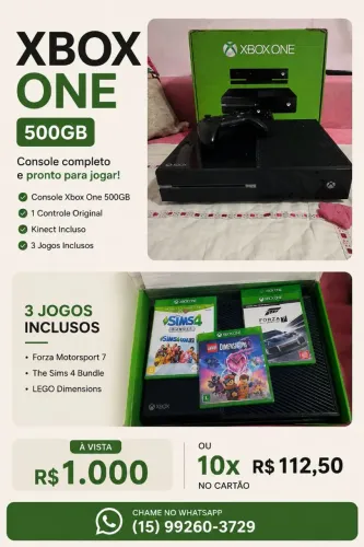 Xbox One 500gb + Kinect