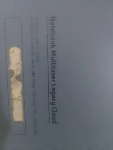 Notebook Multilaser não sei se funciona está parado vendo assim
